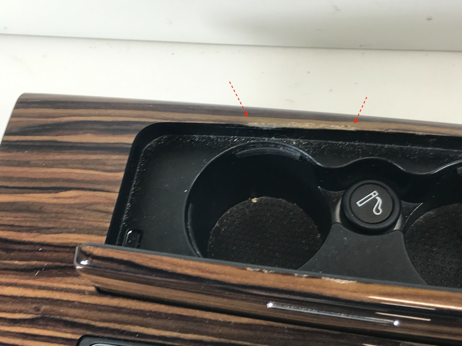 Genuine 2014-2018 Maserati Ghibli S Q4 Center Console Compartment Trim Wood OEM