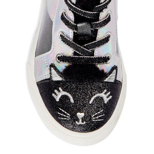 Wonder Nation Kleinkind Mädchen Sport & Freizeit Critter High Top Katze Sneaker Schuhe - Bild 6 von 8
