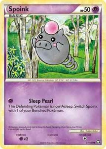 Spoink 77/102 Triumphant Pokemon Card - NM