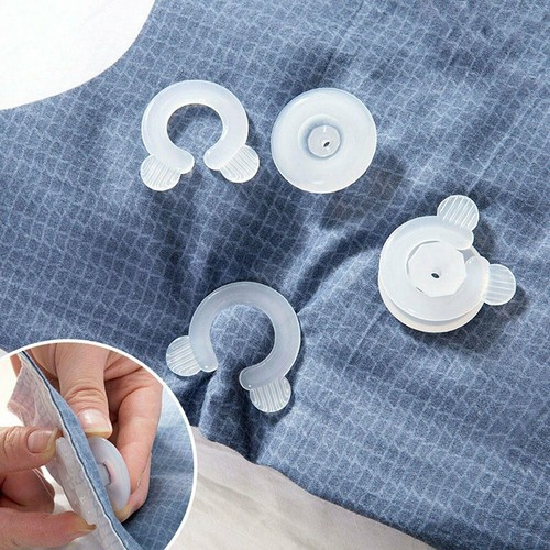 4/8/12/20PCS Quilt Cover Clip Quilt Cover Fastener Duvet Gripper Comforter-Sheet - Picture 1 of 15