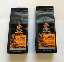 HEB (2) 1.75oz Taste Of San Antonio CAFE Ole’ H-E-B Coffee Grounds Medium Roast