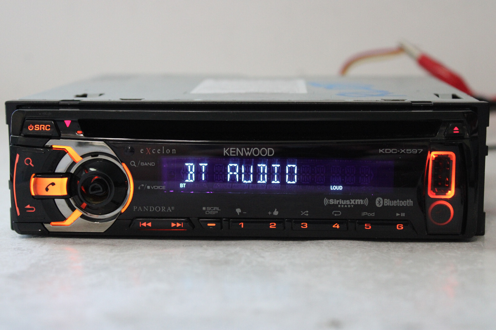 Kenwood KDCX597 CD MP3 Receiver Radio Stereo Bluetooth Pandora