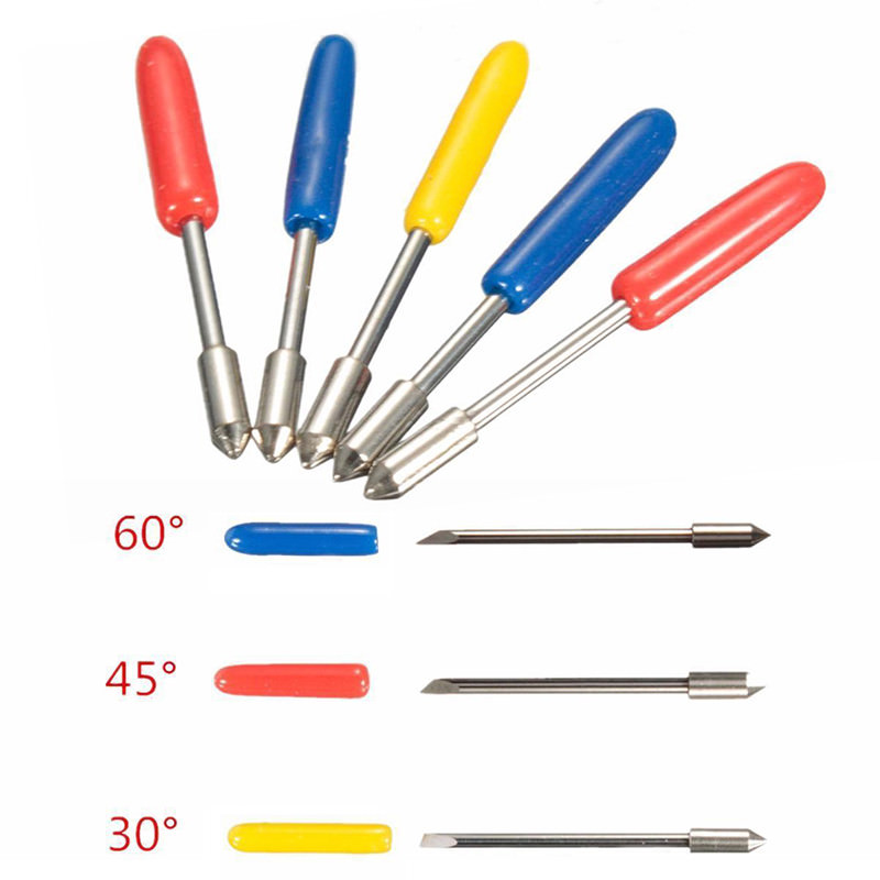 5pcs 30/45/60 Degree Blade Holder For Graphtec Vinyl Brush Cutter - Foto 9