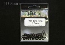 Heli Safe rig ring Large 6mm OD Carp lead making black finish HLS Tackle