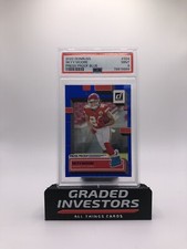 2022 Panini Clearly Donruss Skyy Moore Rookie Card Press Proof Blue PSA 9 RC