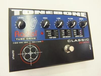 Effektor Radial Tube Drive Tone Bone Classic Distortion Operation Confirmed