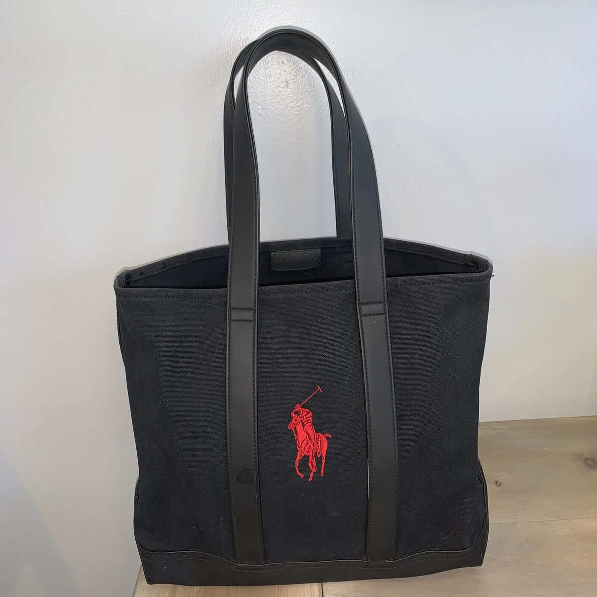 Ralph lauren black and red bag new arrivals