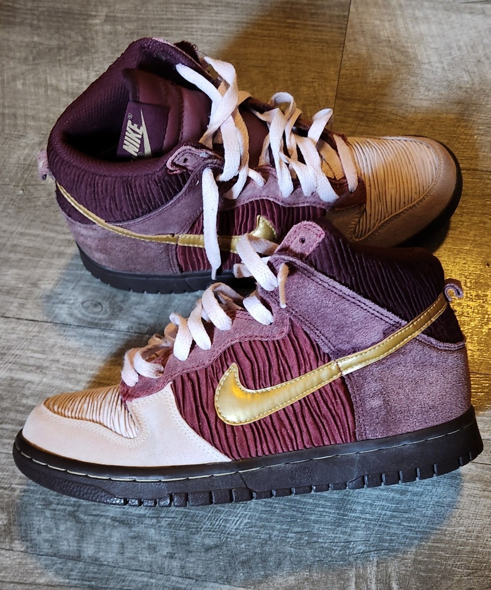 dunk high maroon