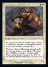MTG Sanwell, Avenger Ace (Retro Frame) [Brother's War: Commander]