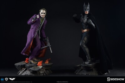 Batman und Joker 'The Dark Knight' Sideshow Premium Format Figur