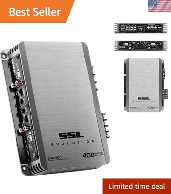 400W 4-Channel Class A/B Amplifier - Optimal Sound for Subwoofers