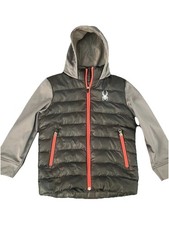 Spyder Mt Elbert Synthetic Down Puffer Jacket Youth Boys Size Small 8 Coat