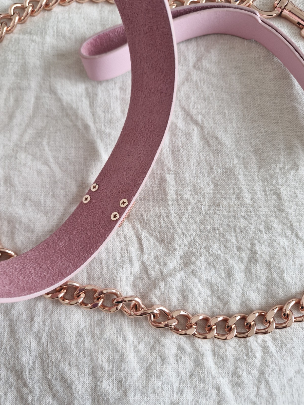 Honey Birdette Kukuro Blush Bondage Collar only NEW