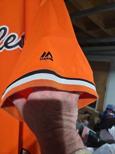 Vtg Majestic MLB Cooperstown Collection Baltimore Orioles Practice Jersey SZ 5XL - Picture 12 of 23