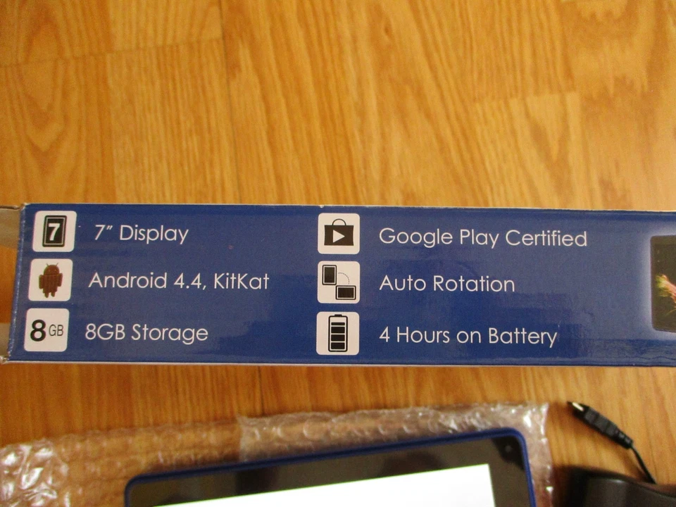 Tablet RCA Voyager 7" Quad Core Android 4.4, KitKat Azul 8 GB Azul - ANTIGUO STOCK Foto 3 de 4