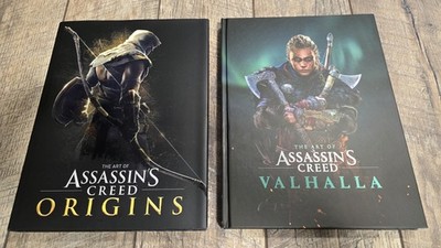 2x ASSASSIN'S CREED Art Books: Valhalla und Origins Ungelesen Neuwertig