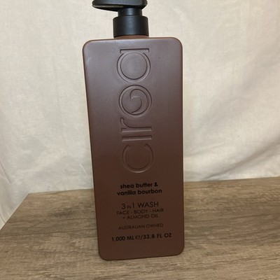 Ciroa Shea Butter & Vanilla Bourbon 3 In 1 Body Wash, 33.8 Fl oz