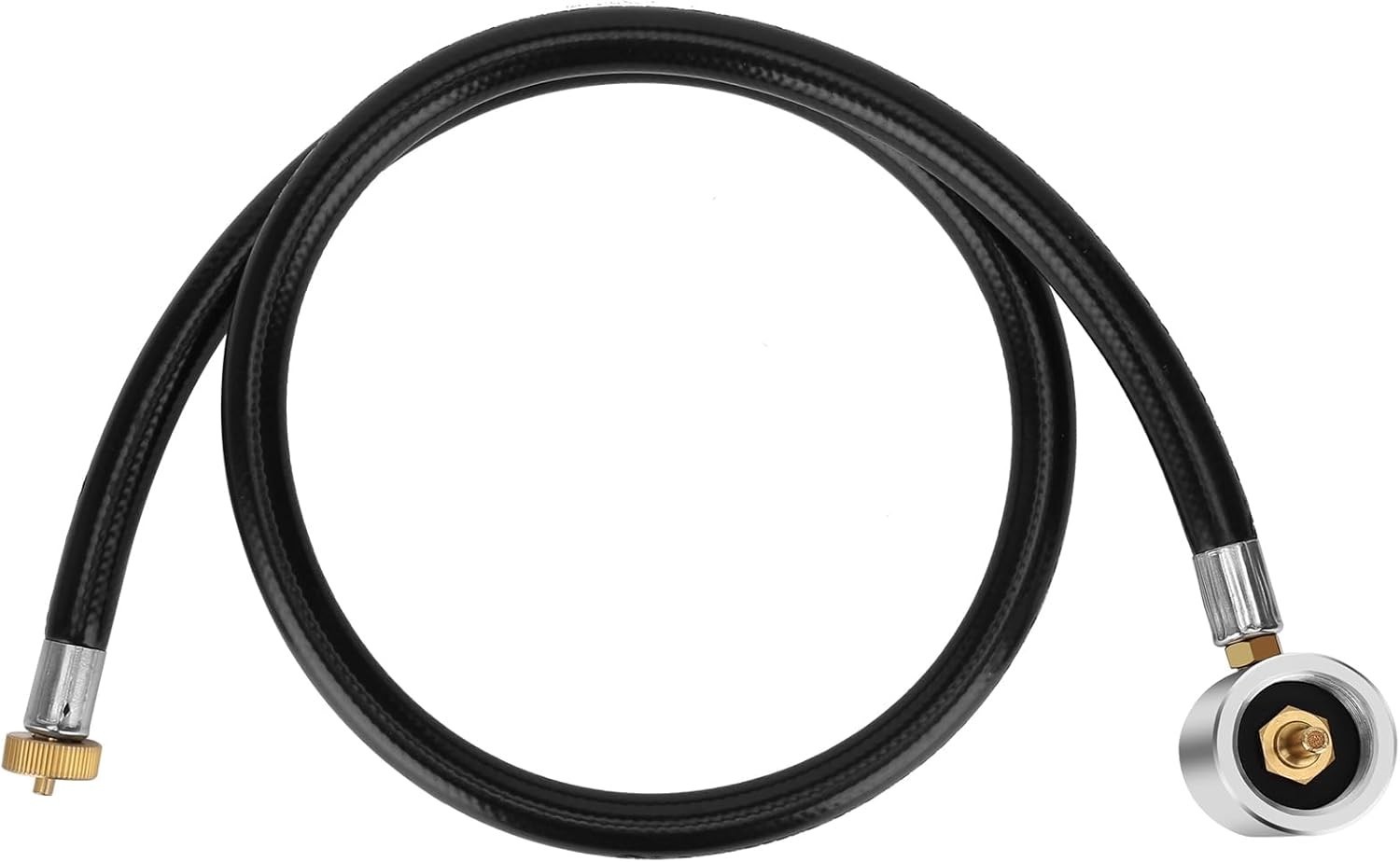 Dual Fuel Camping Stove Hose, 3FT CGA600 & M16*1 Propane Reg