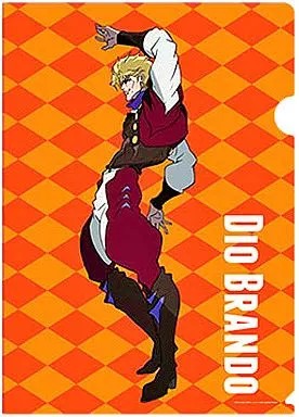 JoJo's Bizarre Adventure Dio Brando Clear File Vol 1 Collectible Briefpapier