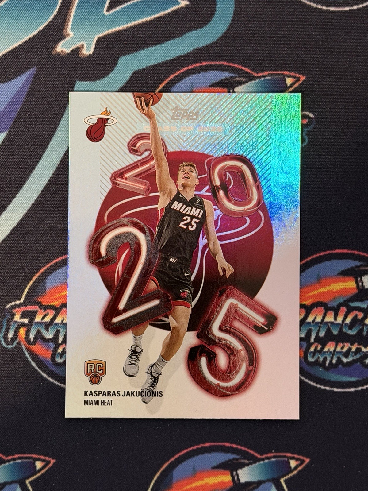 2025-26 Topps Basketball Kasparas Jakucionis Class Of 2025 Rookie RC SSP