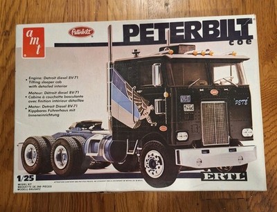 AMT 6102 Peterbilt Cabover Detroit Diesel Tractor Kit 1:25 Scale NEW Open Box