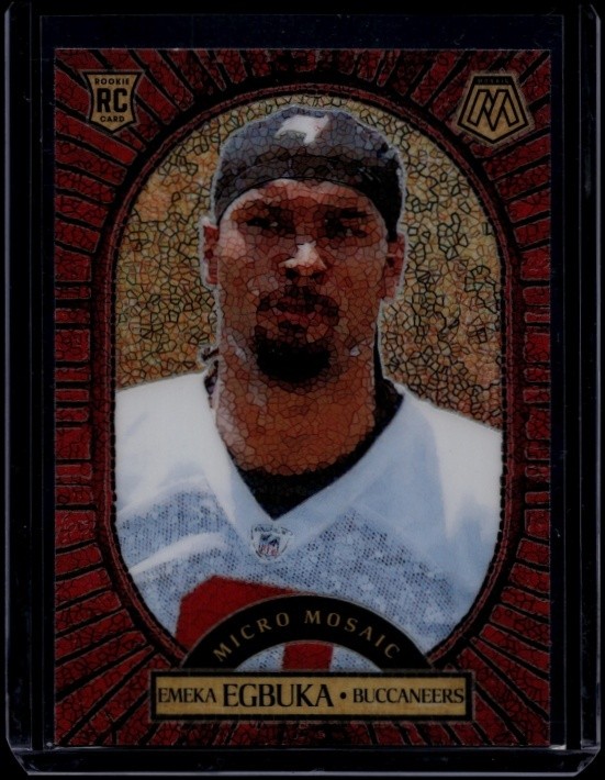 2025 Panini Mosaic Football Emeka Egbuka #2 RC Rookie Micro Mosaic