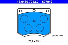 Bremsbeläge 13.0460-7042.2 ATE für FORD TAUNUS V GRANADA GRANADA II CAPRI II