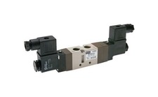 Elettrovalvola 5/3 Vie G 1/4", Valvola 5/3 Vie, Serie SF4000, Valvola, 