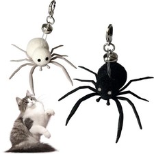 2 PCS Cat Toy Insects Refills Feather Wand Replacement Kitten Interactive Play