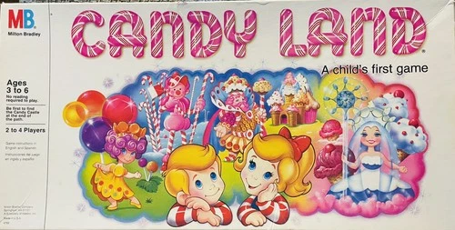 Candy Land Board Game 1984 Hasbro Vintage Original Complete MPN 4700