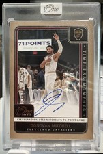 2024 Panini One and One Donovan Mitchell Timeless Moments Auto /49 #5 Cavaliers