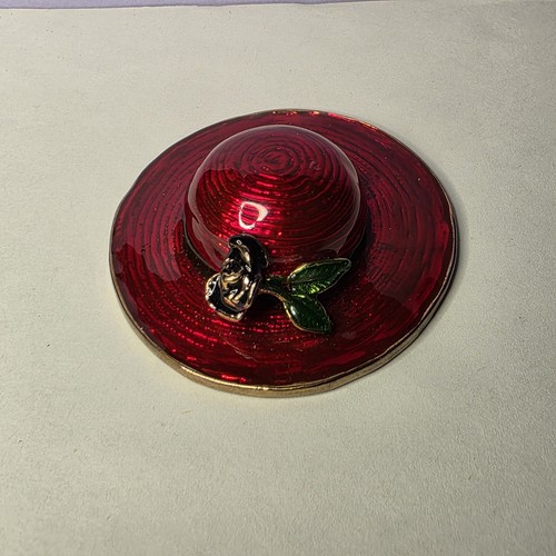 Red Pill Box Brass Hat Heavy Brass - Afbeelding 12 van 12