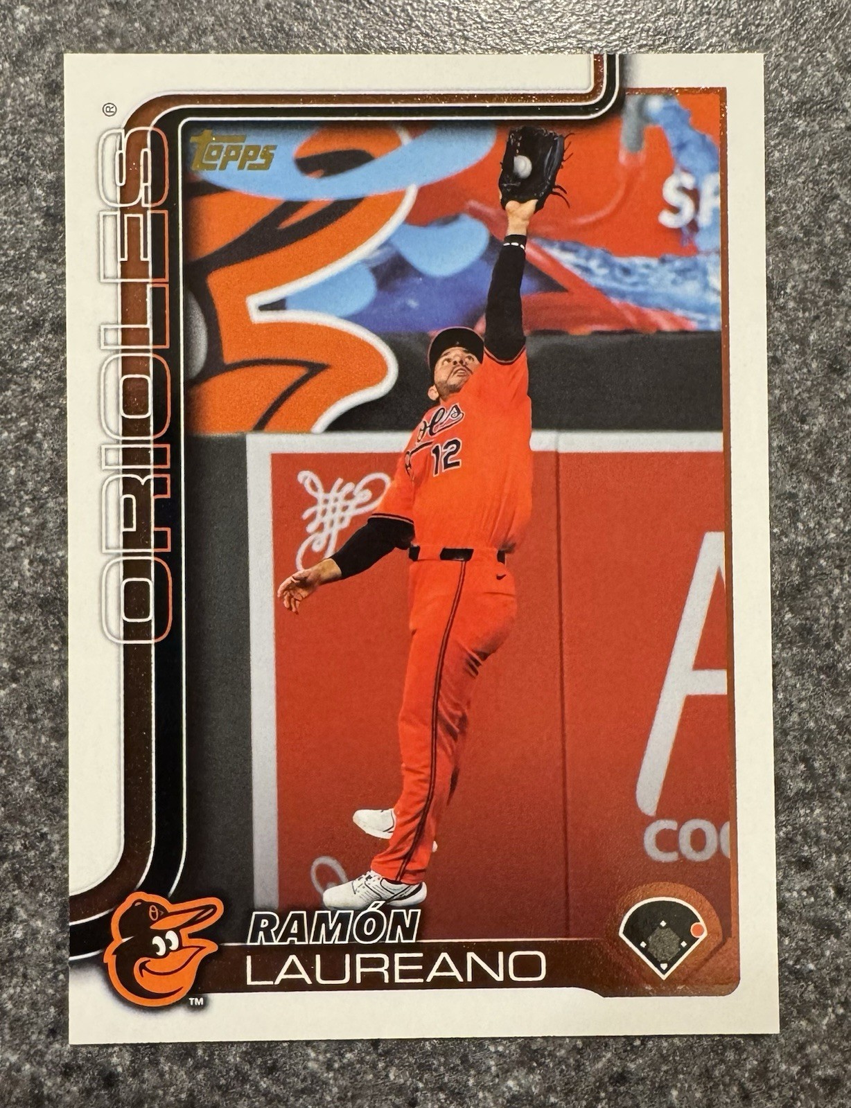 2025 Topps Update Series Golden Mirror Ramon Laureano #US171 Orioles 🔥