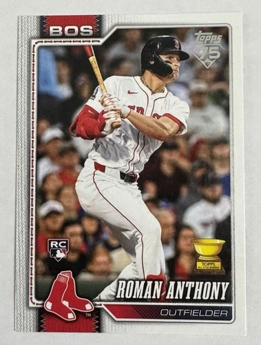2026 Topps Series 1 Roman Anthony Rookie Card Boston Red Sox #189