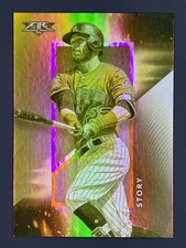 2019 Topps Fire #EF-16 Trevor Story En Fuego Gold Minted Colorado Rockies