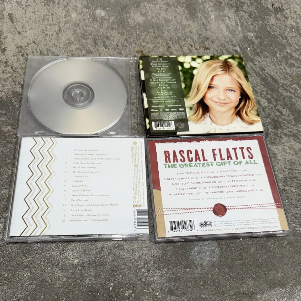 Christmas Music CD Lot Jackie Evancho CD+DVD Pentatonix Rascal Flatts Holiday Foto 4 de 4