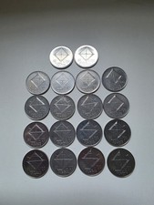 ITALY REPUBLIC 100 Lire 1974 Commemorative Guglielmo Marconi - 18 Coins 