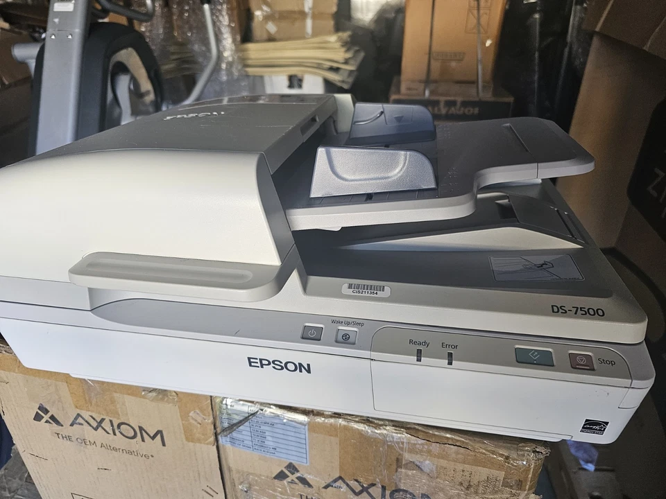 Epson DS-7500 Flatbed High Speed A4 Document Scanner /Power Adapter - Image 3 of 4