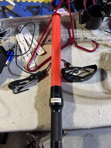 Baton Red 21""L Visible   Traffic & Parking