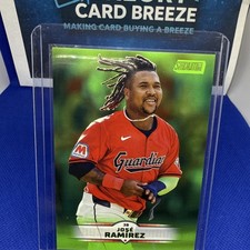 José Ramírez Lime Green PARALLEL 2025 Topps Stadium Club #11 Guardians 