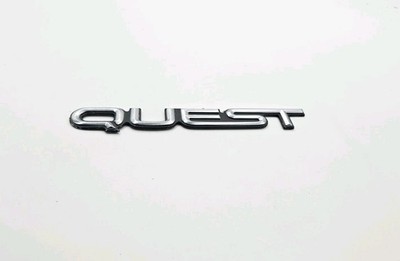 1993-1998 NISSAN QUEST EMBLEM LOGO LETTERS BADGE SIGN TRUNK GATE REAR OEM