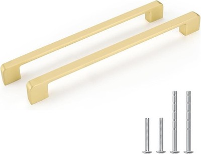 Lepatape 25 Pack 10 inch Brushed Gold Cabinet Pulls Brushed Brass Cabinet Pulls