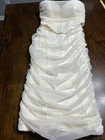 Oh Polly elfenbeinfarben tailliertes Korsett-Stil Kleid US Größe 4 *lesen