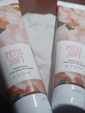 new Avon Petal Soft Hand Cream - 3.4 oz LOT OF 2