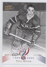 2008-09 Upper Deck Montreal Canadiens Centennial Set Paul Meger #148 0a4