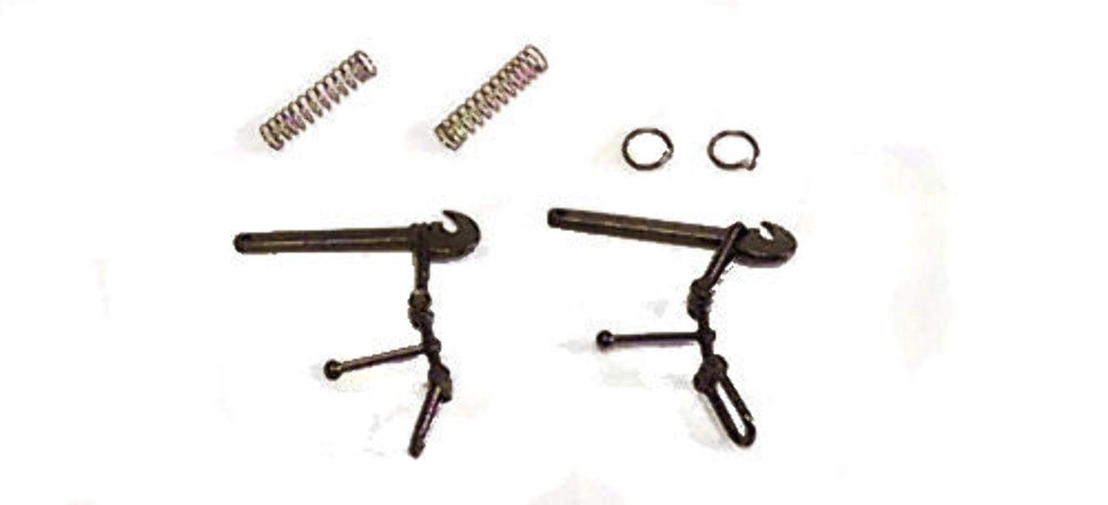 Dapol 7A-000-004 O Gauge Screw Coupling with Spring & Coupling Hook (5 Pairs)
