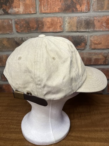 Cappello papà surfista regolabile fibbia strap curl logo ricerca pelle beige - Foto 2 di 7