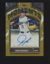 2026 TOPPS FINEST FINEST MOMENTS FMA-RS ROKI SASAKI GOLD REFRACTOR 46/50