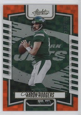 2023 Panini Absolute Orange Mosaic 228/299 Aaron Rodgers #13 06ic