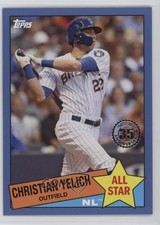 2020 Topps 1985 Topps Baseball All-Stars Blue Christian Yelich #85AS-19 15t1